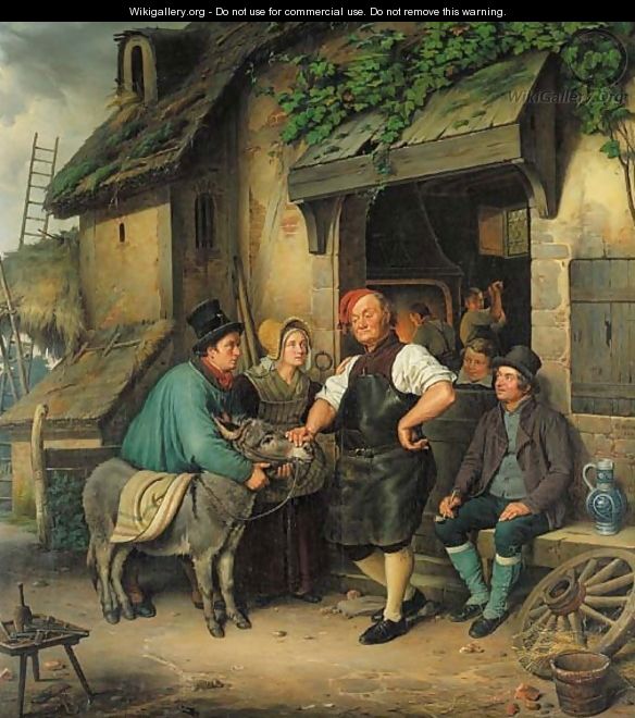 The donkey seller - Eduard Karl Gustav Lebrecht Pistorius