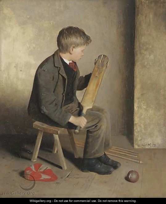 The Young Cricketer - Edward Holliday