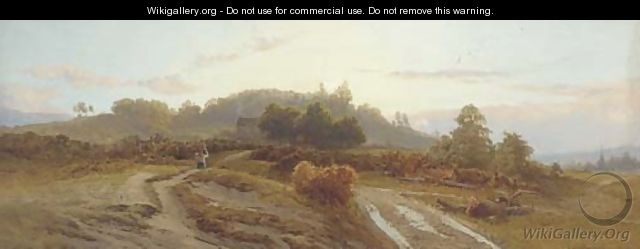 The first gleam, early morning on Reigate Heath - Edward Henry Holder
