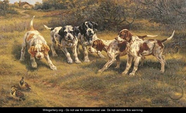 Five Pointer Puppies - Edmund Henry Osthaus