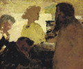 Au piano - Edouard (Jean-Edouard) Vuillard