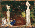 Au jardin - Edouard (Jean-Edouard) Vuillard