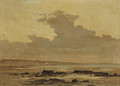 Gulls on a beach - P.E. Rischgitz