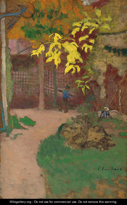 Le jardin - Edouard (Jean-Edouard) Vuillard