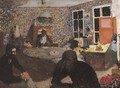 La soiree familiale - Edouard (Jean-Edouard) Vuillard