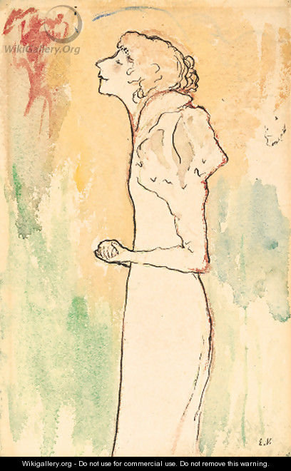 La Diseuse - Edouard (Jean-Edouard) Vuillard