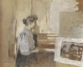 Femme dans l'atelier - Edouard (Jean-Edouard) Vuillard