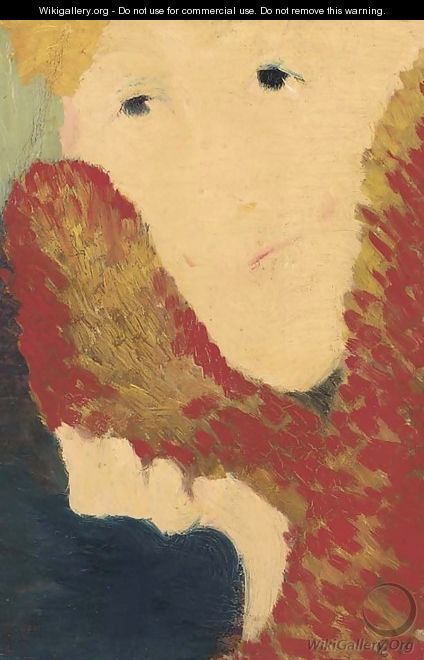Femme au col de fourrure - Edouard (Jean-Edouard) Vuillard