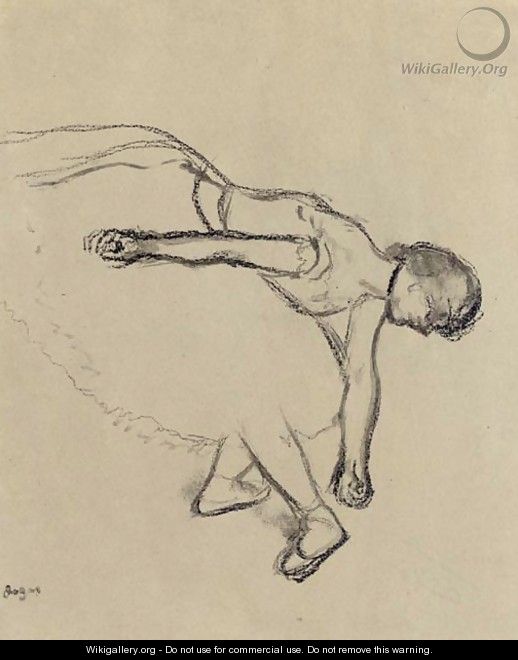 Danseuse en scene - Edgar Degas
