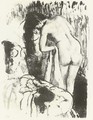 Nude Woman Standing, Drying Herself - Edgar Degas