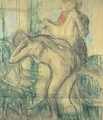 La sortie du bain - Edgar Degas