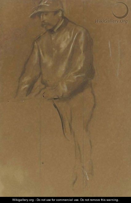 Jockey aA  cheval - Edgar Degas