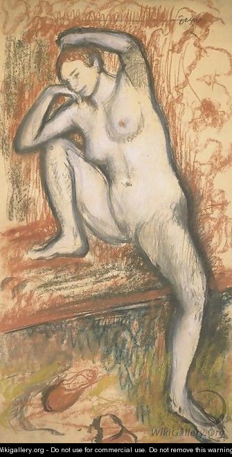 Etude de nu pour une danseuse - Edgar Degas