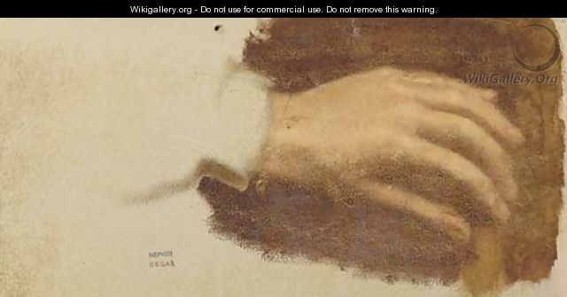 Etude de main - Edgar Degas