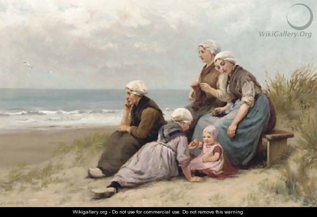 Waiting on the beach - Edith Hume