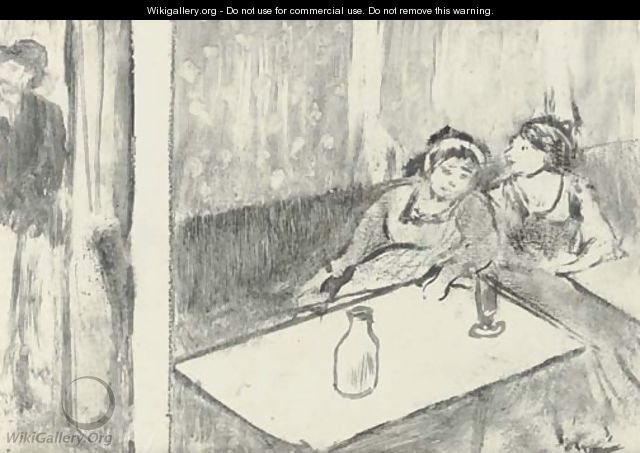 Women in a cafe (Femmes au cafe) - Edgar Degas