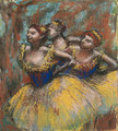 Trois Danseuses (Jupes Jaunes, Corsages Bleus) - Edgar Degas