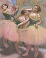 Trois danseuses (corsages verts) - Edgar Degas