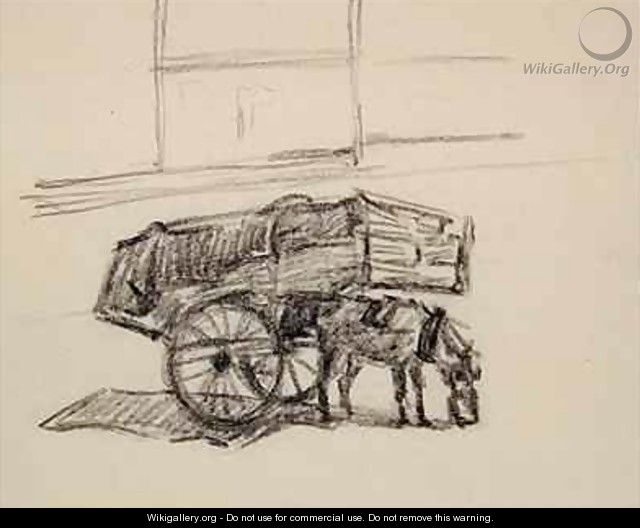 Study for Hay Carts, Cumberland Market - Robert Polhill Bevan