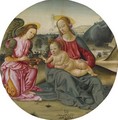 The Madonna And Child With An Attendant Angel - Gherardo di Giovanni del Fora