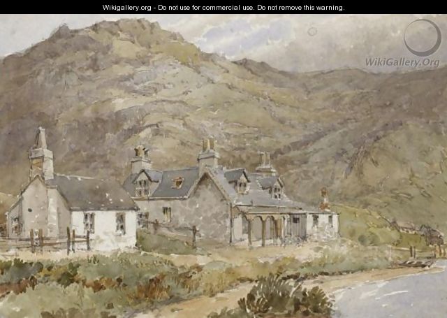 A cottage near the mountain - Charles G. Danford