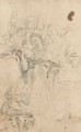Etude Pour Une Scene Religieuse - (after) Eugene Delacroix