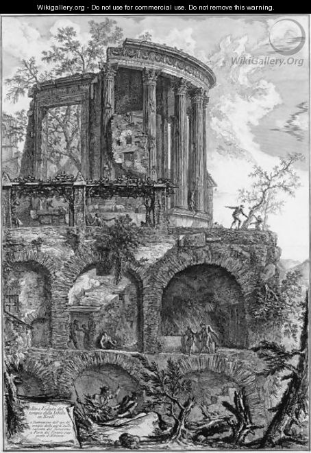 And Temple Of The Sibyl, Tivoli - Giovanni Battista Piranesi