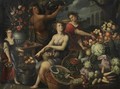 An Allegory With Bacchus And Ceres - Jean Baptiste de Saive