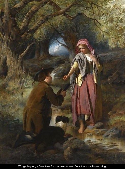 The Parting Of Burns And His Highland Mary - William Henry Midwood