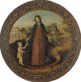 The Virgin And Child In A Landscape - Ambrogio Bergognone