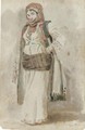 Portrait Of A Turkish Woman - Louis Francois Sebastien Fauvel