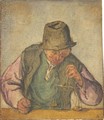 A Man At A Counter, Holding A Pair Of Scales - Adriaen Jansz. Van Ostade