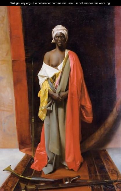 Warrior With Red Cape - George Seymour
