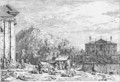 Il Mercato Sul Molo - (Giovanni Antonio Canal) Canaletto
