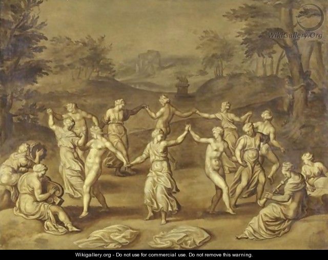 La Danse Des Muses - School Of Fontainebleau