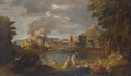 Orpheus And Eurydice In A Classical Landscape - (after) Nicolas Poussin