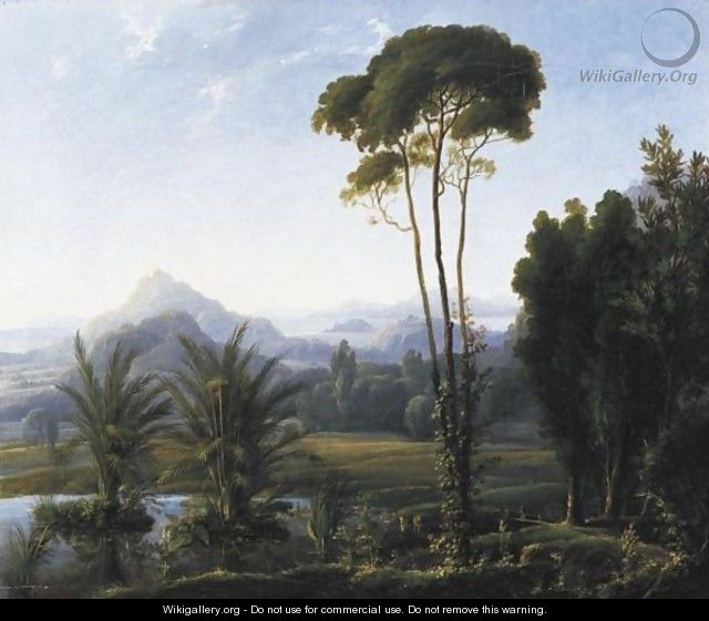 View Of A Tropical Landscape, Possibly Brazil - French School