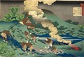 Kakinomoto No Hitomaro From The Series 'Hyakunin Isshu Ubaga Etoki' - Katsushika Hokusai