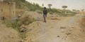 Young Man Walking - Giuseppe Laezza