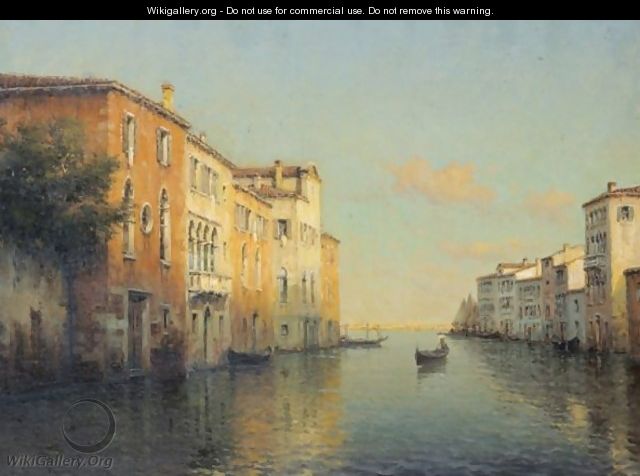 The Grand Canal In Venice - Ecole Francaise, Xixeme Siecle