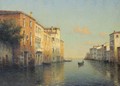 The Grand Canal In Venice - Ecole Francaise, Xixeme Siecle