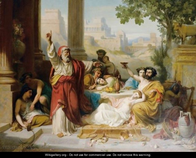 Jeremiah Reproaching The Jews Fot Their Excesses - Dominique Magaud