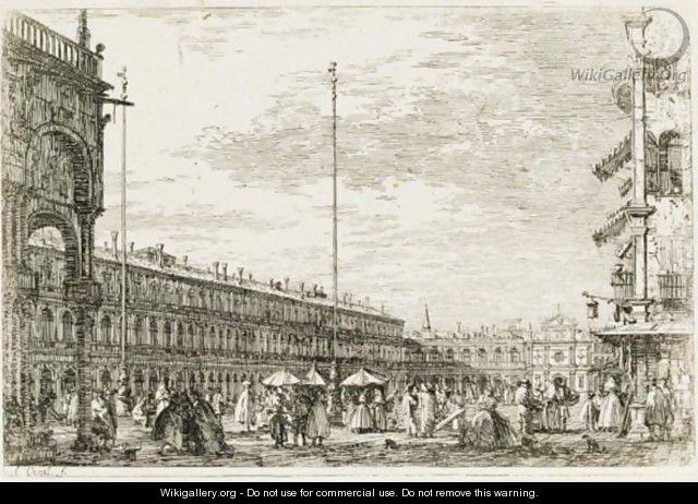 Le Procuratie E S. Ziminian - (Giovanni Antonio Canal) Canaletto