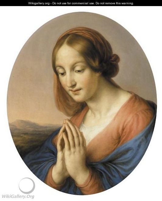 La Madonna Orante - Girolamo Induno