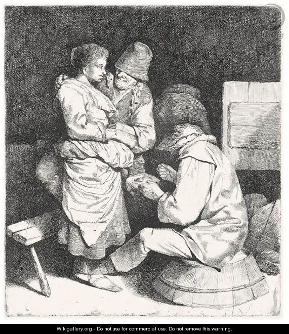 The Young Hostess (Holl. 33) - Cornelis (Pietersz.) Bega