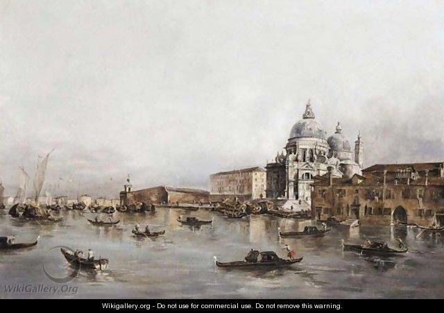Venice, A View Of Santa Maria Della Salute - (after) Francesco Guardi