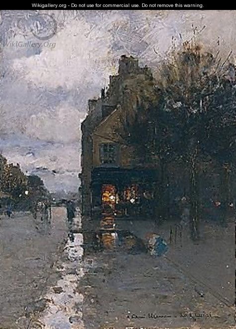 Une Rue De Paris - Luigi Loir