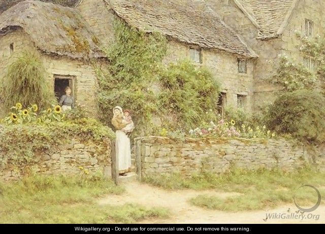 Whittington, Gloucestershire - Helen Mary Elizabeth Allingham, R.W.S.