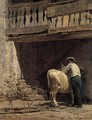 Contadino Con Mucca - Pietro Pajetta