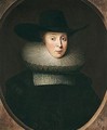 Portrait Of Lady Robinson - (after) Johnson, Cornelius I